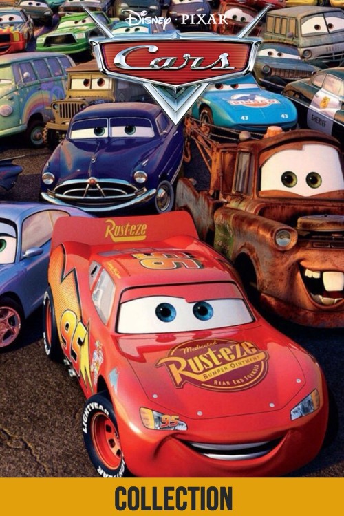 Cars (2006), Cars 2 (2011), Cars 3 (2017), Cars Toons: Mater's Tall Tales (2008–12), Cars Toons: Tales from Radiator Springs (2013–14), Mater and the Ghostlight (2006), Vitaminamulch: Air Spectacular (2014), Miss Fritter’s Racing Skoool (2017)