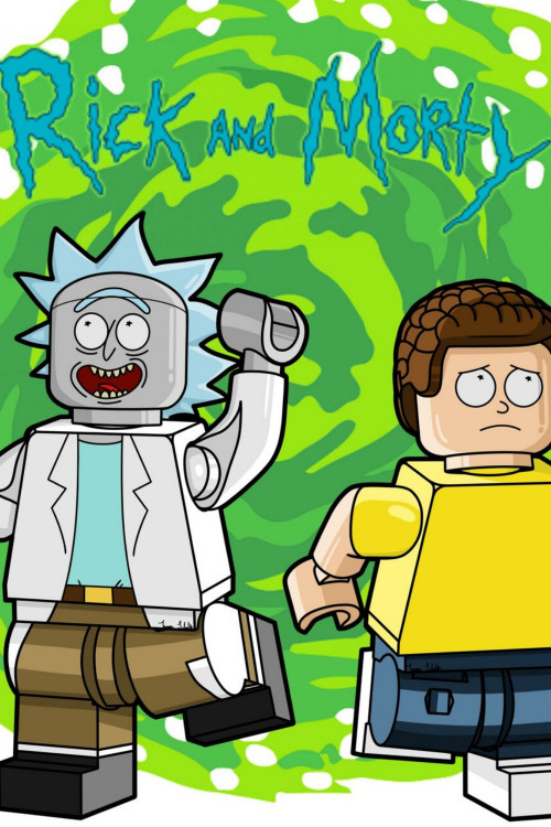 evil rick and morty lego