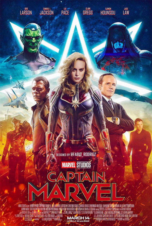 captain marvel movie poster in hd free download