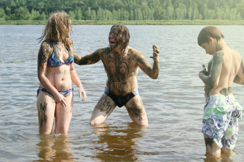 Russian family nudist
