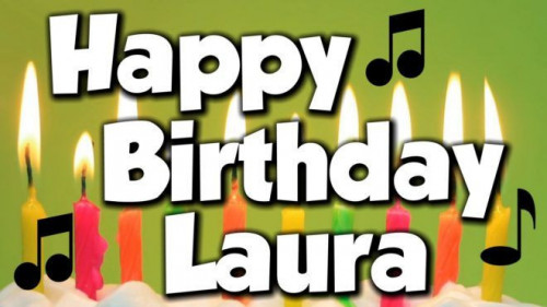 happy birthday laura in  hd free download