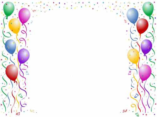 birthday border in hd free download